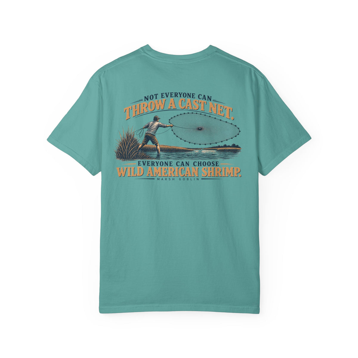 Throw a Cast Net – Wild American Shrimp Tee