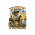 Hookin' on the Weekends Fishing Sticker