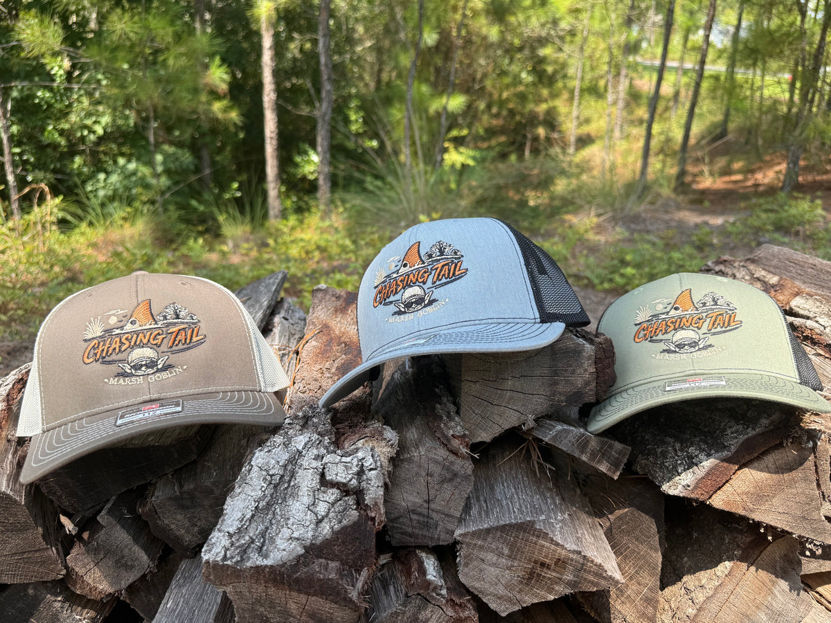 Chasing Tail Embroidered Richardson 112 Trucker Hat