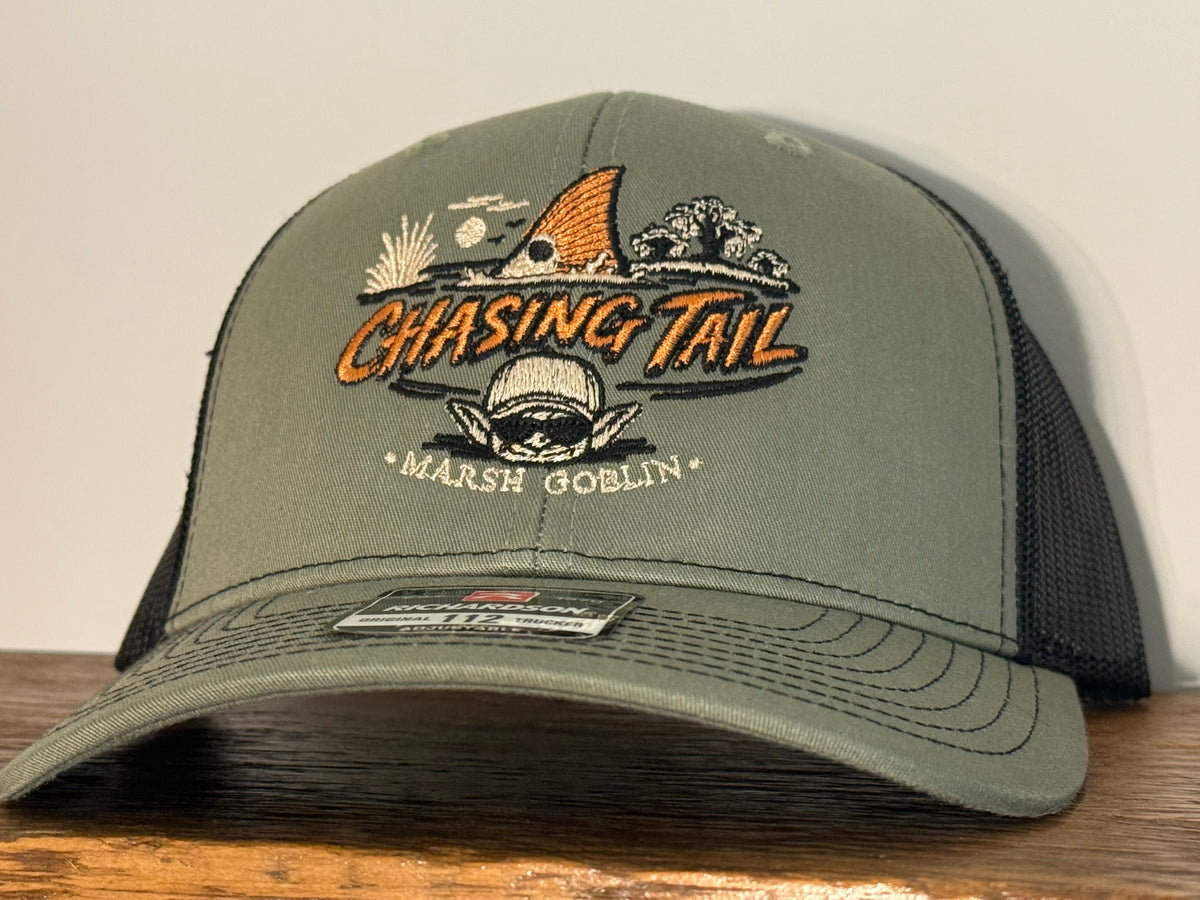 Chasing Tail Embroidered Richardson 112 Trucker Hat